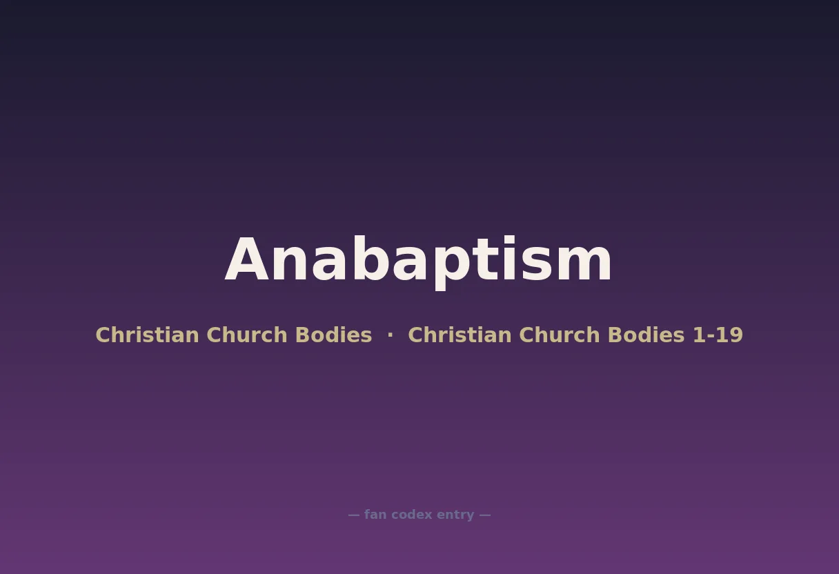 Anabaptism