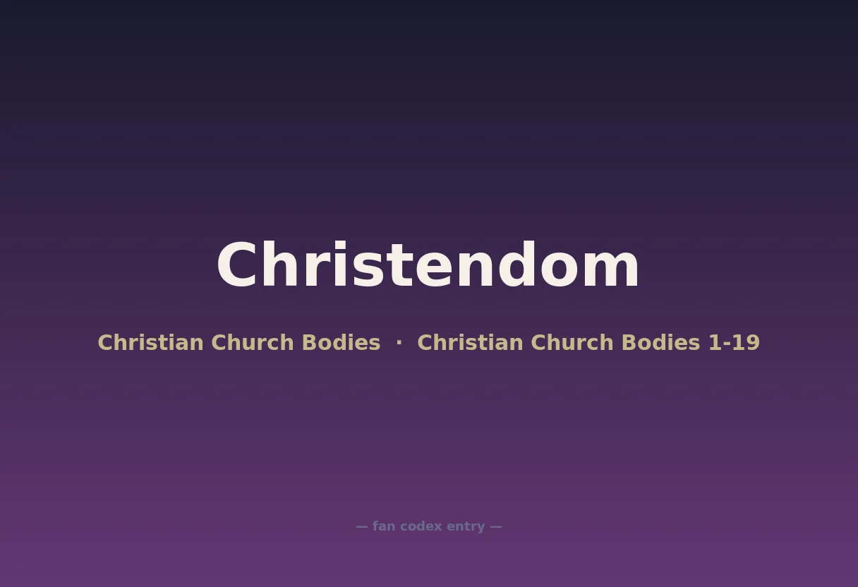 Christendom